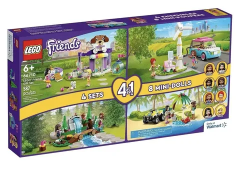 Lego Friends 66710 4-in-1 Gift Set 41697 41443 41691 41677 587 Pcs Building 🔥