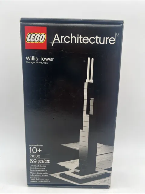 Lego Architecture Willis Tower (21000) New/Open Box - Complete *Retired*