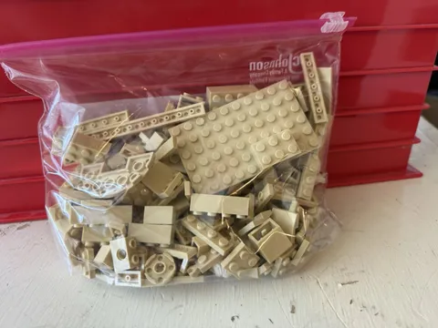 LEGO Bulk Tan 250+ Pieces