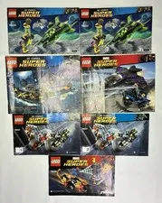 LEGO Marvel Super Heroes Instruction Manuals Lot 76025 76034 76047 76053 76058