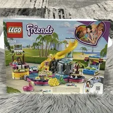 Lego Friends 41374 Andreas Pool Party Manual Only set *No Bricks*