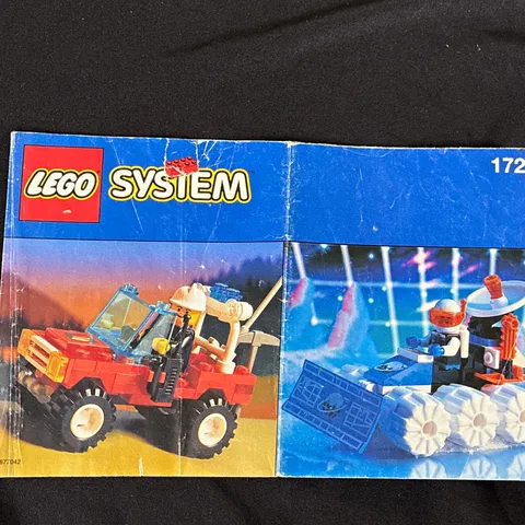 LEGO System Set 172 Illustrated Instruction Manual Booklet (MPN 172)