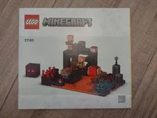 LEGO 21185 Minecraft The Nether Bastion INSTRUCTION MANUAL ONLY!