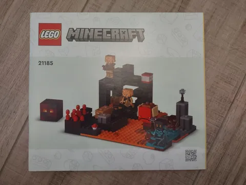 LEGO 21185 Minecraft The Nether Bastion INSTRUCTION MANUAL ONLY!