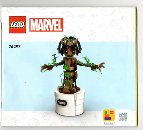 Lego ~  Instructions Manual Booklet Only ~ Marvel 76297