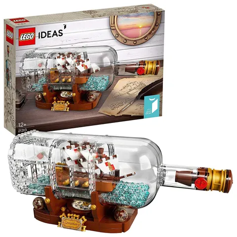 LEGO Idea Ship-in Bottle 21313 Toy Block Gift