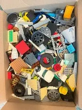 Bulk LEGO Lot 13 Lbs of Bricks, Parts, Pieces, Tires, Random Large Pieces Plates