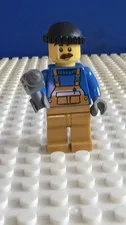 Lego City Overalls Handyman Minifigure