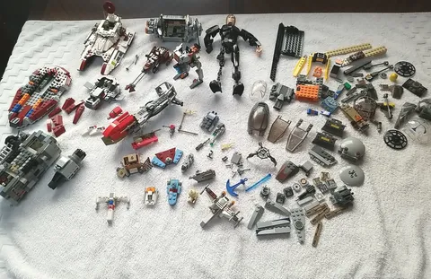 Lego Star Wars Lot Clone Wars Geonosis Clone Walker, Pasana Speeder, Republic 