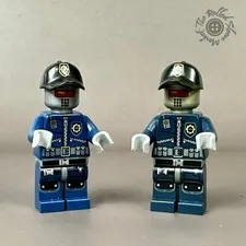 LEGO Minifigure Lot of 2 The LEGO Movie Robo SWAT Police tlm025 *READ*