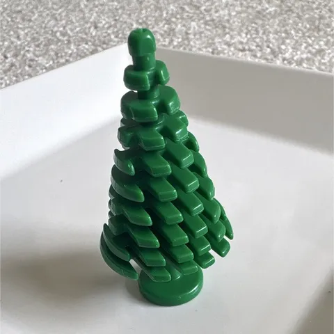 LEGO Green Tree Piece - Plastic, 1pc, Plants Interest, Loose Part