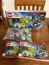 LEGO Jurassic World 75916 Dilophosaurus Ambush Complete Box Instructions Retired