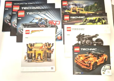 LEGO Manuals assortment LOT 9395, 42122, 42138, 42155, 77013 and 42093