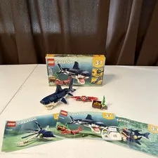 LEGO Creator 3-in-1 Deep Sea Creatures 31088 230pc Complete Set Box Instr