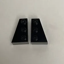 Lego 6564 6565 Black Replacement Parts Pieces Lot of 2