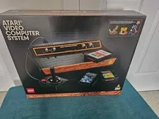New-in-box LEGO Icons Atari 2600 set 10306 has 2532 pieces. This building kit in