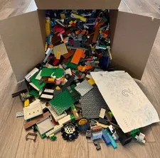 Authentic LEGO Bulk Lot Mixed Bricks Plates Specialty Pieces Approx 16.5 lbs