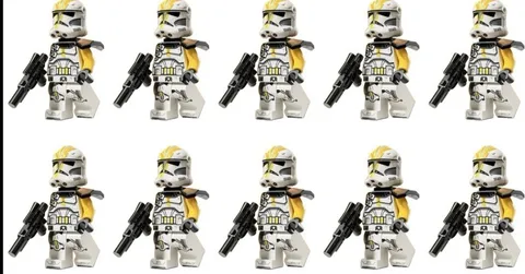 LEGO Star Wars 327th Star Corps Clone Trooper Minifigure LOT of 10 75431