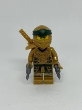 Lego Ninjago Legacy Lloyd Golden Ninja Minifigure New From Set 71742 Retired.