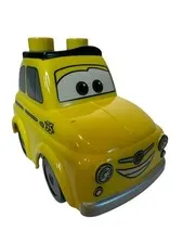 Disney Pixar Cars Yellow Toy Car Luigi Action Figure Toy Replacement Piece