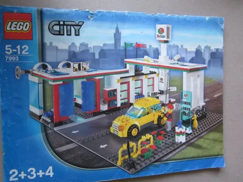 LEGO City Building Instructions Instruction 7993 (2+3+4) Gas Station Building Gas Station