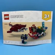 2022 Lego Creator 31130 64-page Construction Building Manual Booklet - 3-in-1