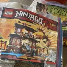 LEGO Ninjago 2507 Fire Temple - Almost Complete with Manuals