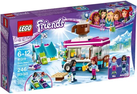 LEGO Friends 41319 Snow Resort Hot Chocolate Stand Winter Ski Cafe 246pcs