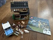 LEGO Harry Potter 4 Privet Drive Home 75968 Complete Set W/Manual No Box