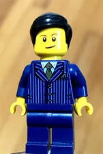 LEGO Confident Young Businessman Lawyer Attorney Salesman Broker Analyst Manager
