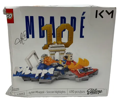 LEGO Editions Kylian Mbappe Soccer Highlights Building Set 43013 - 490 Pieces