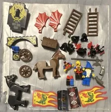vintage LEGO Castle pieces from the Dragon Masters