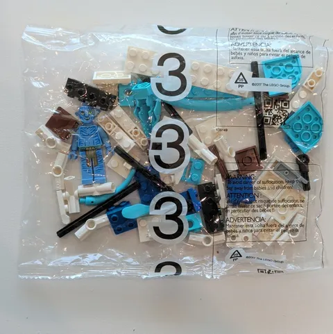 LEGO Jake & Neytiri's First Banshee Flight | 3 Sealed Bags