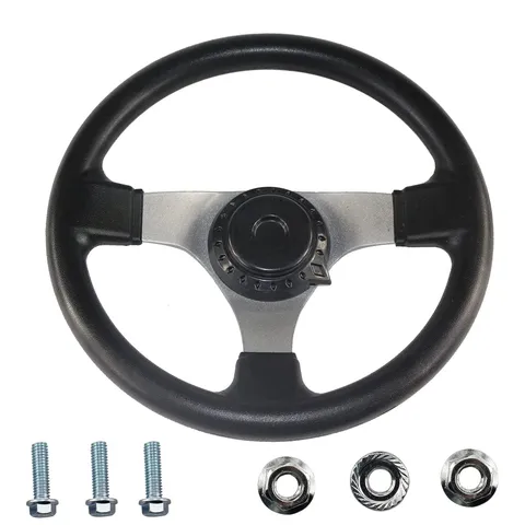 Pro Bat 300Mm/11.8 Steering Wheel 110Cc Go Kart Steering Wheel Cap For 110Cc