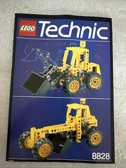 Lego Technic: 8828 Front End Loader Complete with Manual, No Box