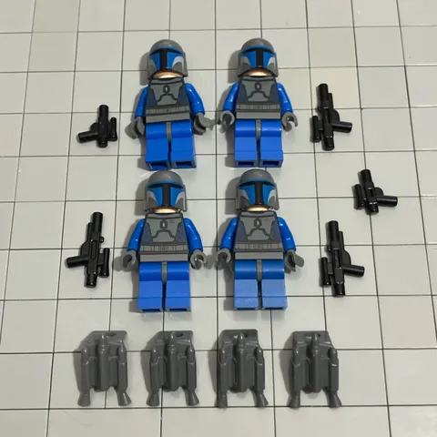 Lego Star Wars 7914 Mandalorian Deathwatch Minifigures Lot Of 4 F8 73