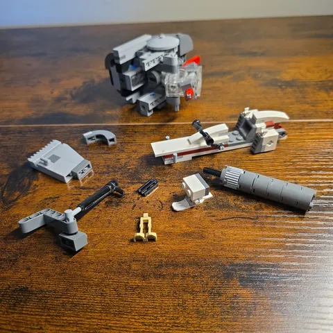 LEGO Star Wars 7869 Battle for Geonosis Incomplete Lot Proton Cannon Parts BARC