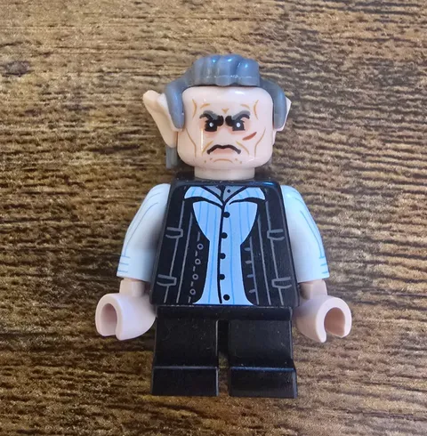Lego Griphook 76417 Black Pinstripe Vest Deathly Hallows Harry Potter Minifigure