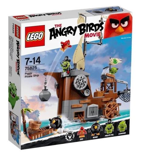 LEGO The Angry Birds Movie 75825 Piggy Pirate Ship Retired 100% Complete w/ Box