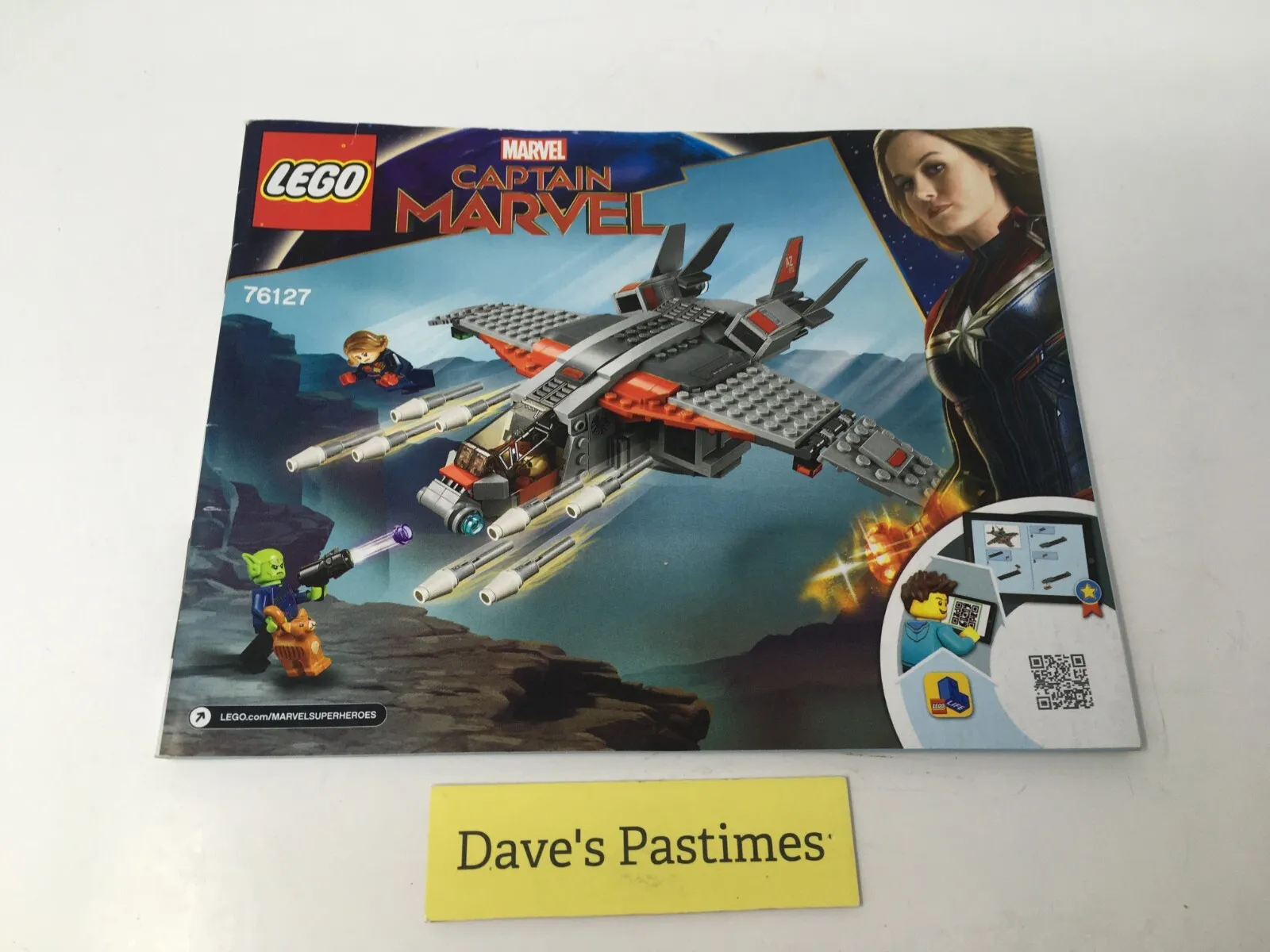 LEGO 76127 Instruction Manual Book Only Captain Marvel