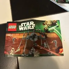 LEGO Star Wars Set 75016. Homing Spider Droid. Instruction Manual Only.