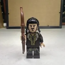 LEGO Minifigure Bard the Bowman;Dark Brown Outfit, Bow & Arrow Accessory