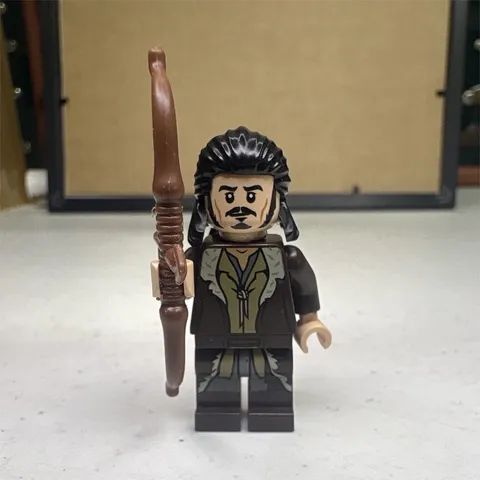 LEGO Minifigure Bard the Bowman;Dark Brown Outfit, Bow & Arrow Accessory