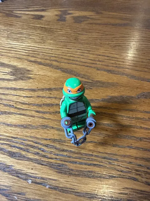 LEGO Teenage Mutant Ninja Turtles Michelangelo Minifigure tnt012 Smiling 79100