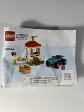 Lego City Chicken Henhouse # 60344 Instruction Manual Only  No Bricks