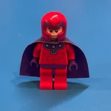 Lego 6866 MAGNETO MINIFIGURE Wolverine's Chopper Showdown