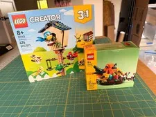 New Sealed LEGO Birdhouse Lot!  Both LEGOS 31143 & 40639 - RETIRED