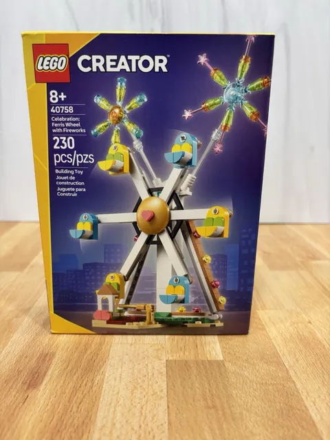 New Sealed LEGO 40758 Celebration Ferris Wheel with Fireworks