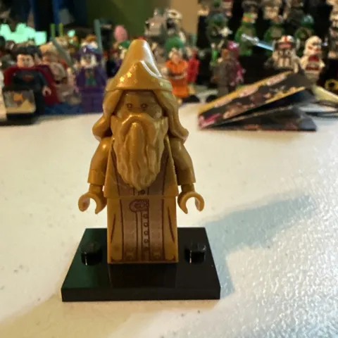 LEGO® Minifigure Harry Potter hp322 Albus Dumbledore 20th Anniversary Pearl Gold
