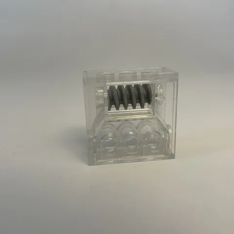 Lego Technic Gearbox w Worm Gear Clear Transparent 32239